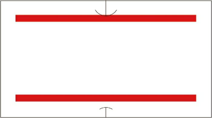 サトー ハンドラベラーラベル強粘共通-3赤二本線【キョウツウ-3キョウネン】