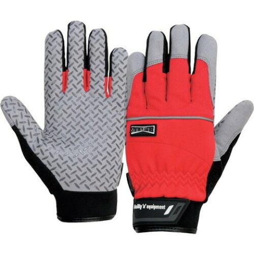 おたふく手袋 オタフク K-86 MF手袋+シリコンゴム レッド 3L　K-86