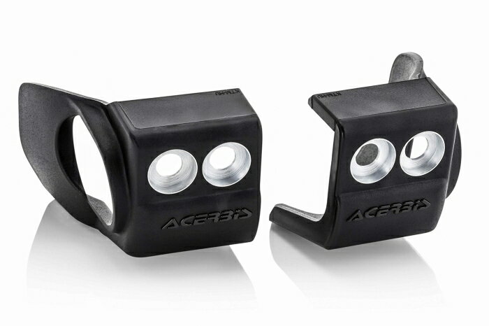 Acerbis AC フォークシューカバー KTM/HUSQ BK AC-23196BK