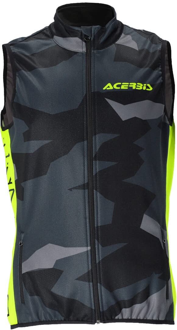 ACERBIS(アチェルビス) SOFTSHELL X-WINDベスト BK/YL-M AC-23441BK/YL2 #318-064(2.0)