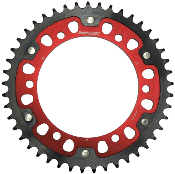 スーパースプロックス(Supersprox) SPX REAR STEALTH 502-45T RED