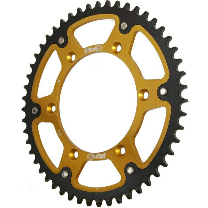 Sprockets - スーパースプロックス(Supersprox) ▲SPX REAR STEALTH 735-40T GLD