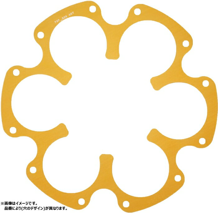 スーパースプロックス(Supersprox) ▲SPX アルミプレート 755_525-39T GLD