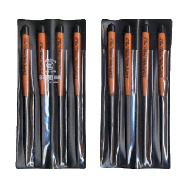 ツボサン 組ヤスリ 8本組 三角 油目 (SA00804 4058)