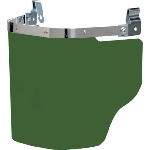 TRUSCO トラスコ中山 TRUSCO ヘルメット取付型大型防災面 グリーン(前面プレートなし) (LFSGN 8539)