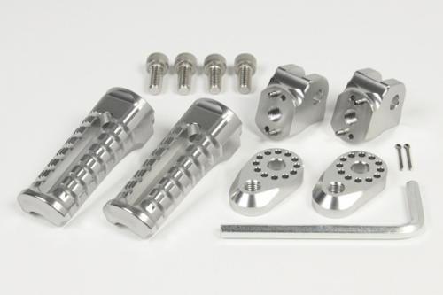 スペシャルパーツ武川 アジャスタブルステップキット (ノーマルステップ/シルバー) ホンダ専用 品番:06-13-0094