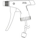 フルプラ 部品 ピストル本体セットブルー(#705・#715用) 196-B 1個(4)