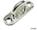 水本機械製作所 水本 ステンレス パッドアイ(小ねじ付) 8mm (B3068 7028)