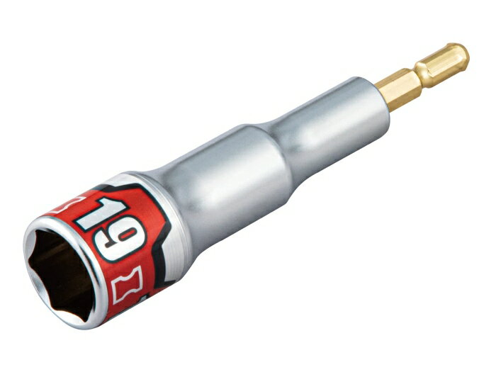 京都機械工具(KTC) KTC 40V対応 インパクトドライバ用ソケットビット 19mm (BZP63A19 2285)