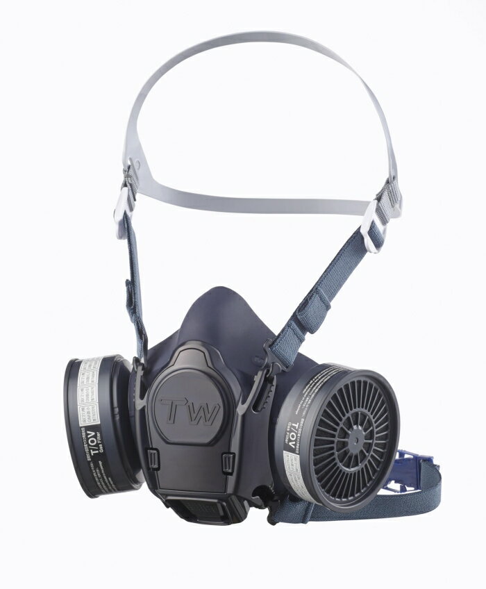 シゲマツ 防じん・防毒マスク TW02SF Lサイズ ヘッドバンド式 (TW02SFHBL 8730)