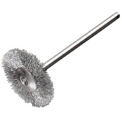 LESSMANN社 LESSMANN 軸付ミニチュアブラシ 平型 Φ19 410222