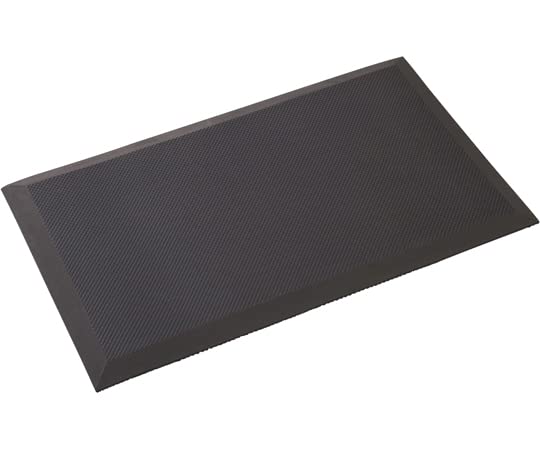 日本緑十字社 緑十字 疲労軽減マット AFM-4575BK 黒 450×750mm (345008 7047)