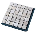 谷村実業 天然石マット 36分割 4枚セット ベージュ 【TAN-3038ー4PーBE】