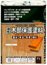ニッペ 油性木部保護塗料 チーク 7L