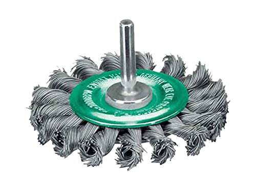 LESSMANN社 LESSMANN 軸付ホイルブラシ Φ75 ステンレス線 0.5 417398