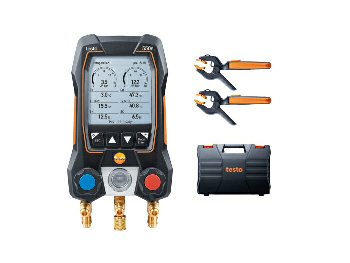 テストー(testo) テストー デジタルマニホールド testo 550s セット (0564550255 4325)