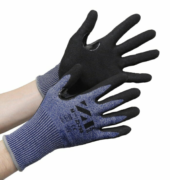 【在庫限即納】ウィード(Weed) Weed 耐切創手袋 ZIZAI ニトリル特殊加工背抜き 13ゲージ Lサイズ(1P個装) (ZI798L1P 1901)