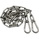 ラクテム 溶接チェーン ステンレス 線径4mm 2M AKフック付 (WCSA2 8798)