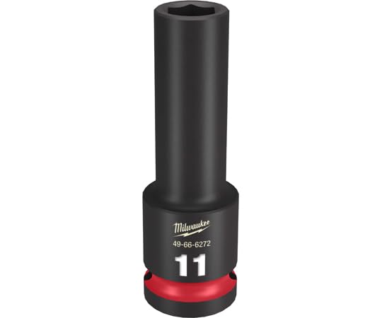 ミルウォーキーツール・ジャパン合同会社 ミルウォーキー SHOCKWAVE IMPACT DUTY ディープインパクトソケット 1/2インチ(12.7mm)角 11mm (49666272 7317)