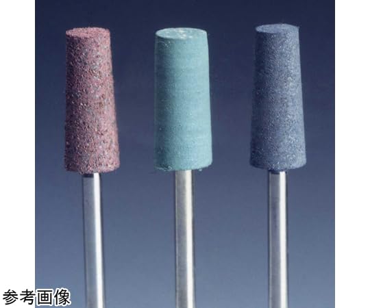 日本精密機械工作 リューター 軸付グリーンカーボランダムゴム砥石外径(mm):10粒度(#):220 (R3343 8895)