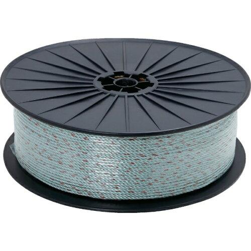 TRUSCO トラスコ中山 ドローン用パイロットロープ PP4mm 長さ500m ボビン巻き グレー D-ROPE4500-GY 1巻