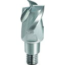 三菱マテリアル 三菱 3枚刃アルミ加工用 超硬スクエアヘッド12mm (ノンコート品) ET2020 (IMX12S3A12010 7033ET2020)(4)