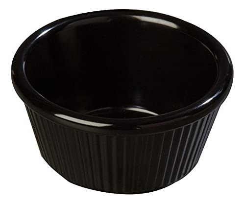 Rakuten - Carlisle Foodservice Products カーライル　フルーテッドラメキンS287　ブラック【PLM3501】