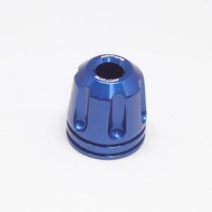 アクティブ(ACTIVE) リペア アルミバーエンド リボルバー BLU 片側ASSY φ33-L35 60800108-1