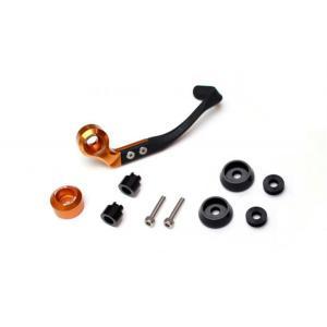 アクティブ(ACTIVE) ブレーキレバーガード＆バーエンド フルSET GLD ACTIVE 30805M08 取付け部 M8用【D】