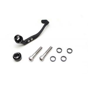 アクティブ(ACTIVE) ブレーキレバーガード＆バーエンド フルSET BLK ACTIVE 30801M12 取付け部 M12用【E】