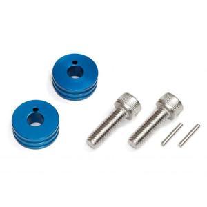 アクティブ(ACTIVE) オプション 10mm延長カラーセット BLU ACTIVE 17724001 ステップバー ライダー側/タンデム側兼用