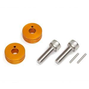 アクティブ(ACTIVE) オプション 10mm延長カラーセット GLD ACTIVE 17725001 ステップバー ライダー側/タンデム側兼用