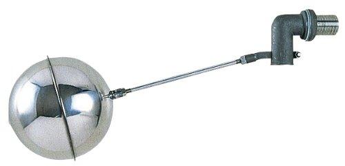 SANEI(旧社名:三栄水栓製作所) 横形ステンレスボールタップ トイレ用品 ステンレス玉付 玉の直径:105mm 呼び:13 V435-13