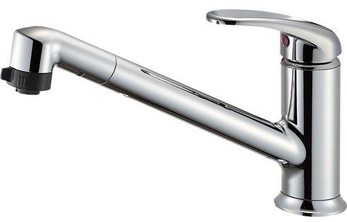 SANEI(旧社名:三栄水栓製作所) 三栄 SANEI シングルワンホールスプレー混合栓 寒冷地用 K87101JK-13