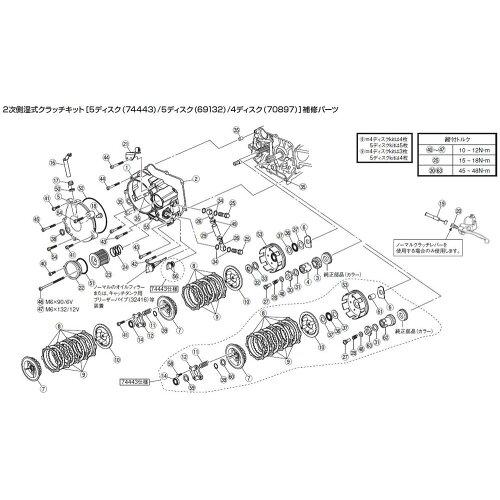 DAYTONA デイトナ 2次側湿式クラッチキット用 クラッチアウターカバー 品番:71350