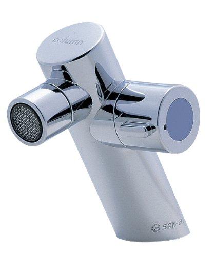 SANEI(旧社名:三栄水栓製作所) 立水栓(トイレカウンター用) 節水水栓 セラミック水栓 泡沫吐水 吐水口高さ:69mm column Y504H-13