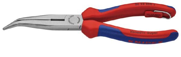 クニペックス KNIPEX 2622-200TBK 40?先曲ラジオペンチ (BK) 2622-200TBK