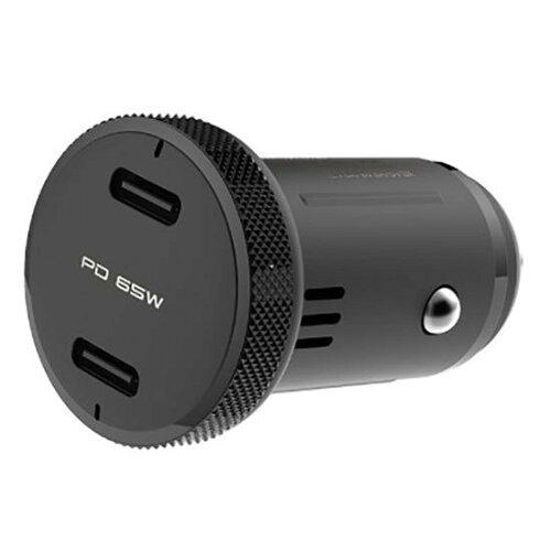 カシムラ コンパクトDC/USB-C2ポート PD65W 品番:DC062