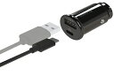 アークス(axs) コンパクトDC充電器PD+QC&ケーブルC/C ブラック X-309 (1782490)
