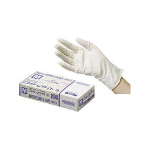 中部物産貿易 ニトリーノライト手袋 白100枚入L