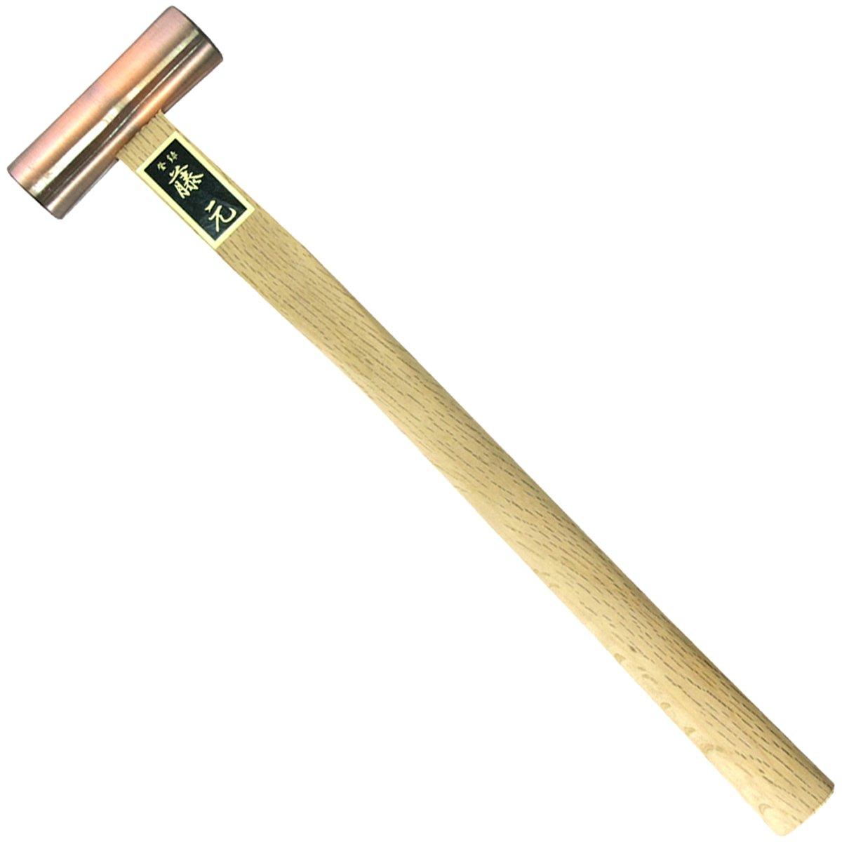 KONYO コンヨ 藤光 ブロンズ両口玄能 三角尺2柄 品番:90567 サイズ:300g