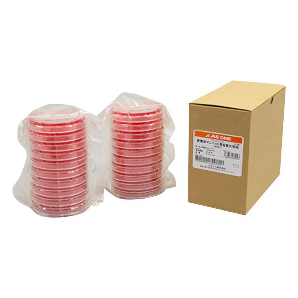 アズワン サニスペック生培地 卵黄加マンニット食塩寒天 20枚入