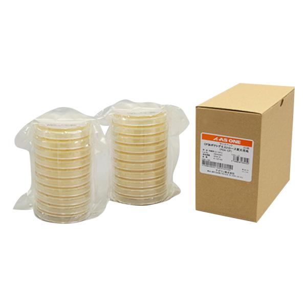 アズワン サニスペック生培地 CP加ポテトデキストロース寒天 20枚入