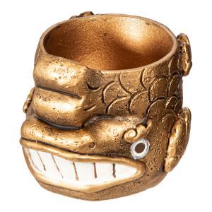 ケー・イー・アイ NYリトルレジンポット 金鯱 (NY374)【入数:30】(4.0)