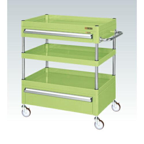 サカエ CSパールワゴン中量タイプ 引出し付 アイボリー CSP-6083ACNU (2231043)