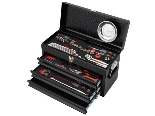 KTC(京都機械工具) SK36626XBK [9.5sq.スタンダードセット66点(ブラック)