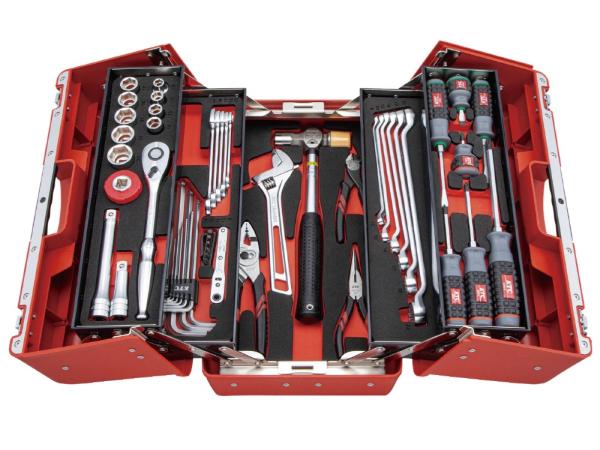 KTC(京都機械工具) SK45226P [両開き樹脂ケースセット52点(レッド)]