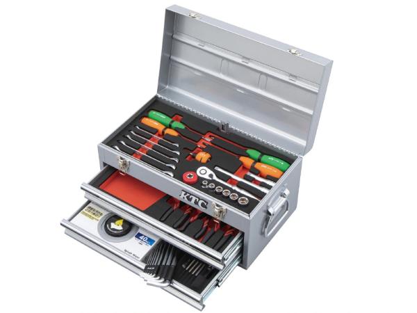 KTC(京都機械工具) SK34026XS [SKX0102スタンダードセット40点(シルバー)