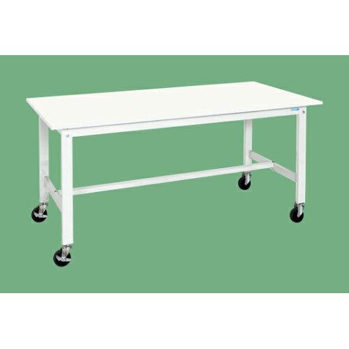 サカエ 軽量作業台KKタイプ 抗菌・抗ウイルス加工 キャスター付 900×600×840mm KK-38VPWYSE (2228456)