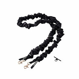 ELECOM エレコム スマホショルダーストラップ/ストラップホールシート付属/シュシュ/上品/ブラック(P-S..